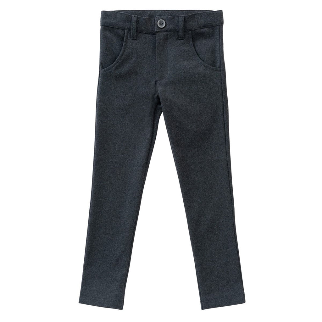 Kipp pants Jellybeanzkids Kipp Slim Dress Pants-Charcoal