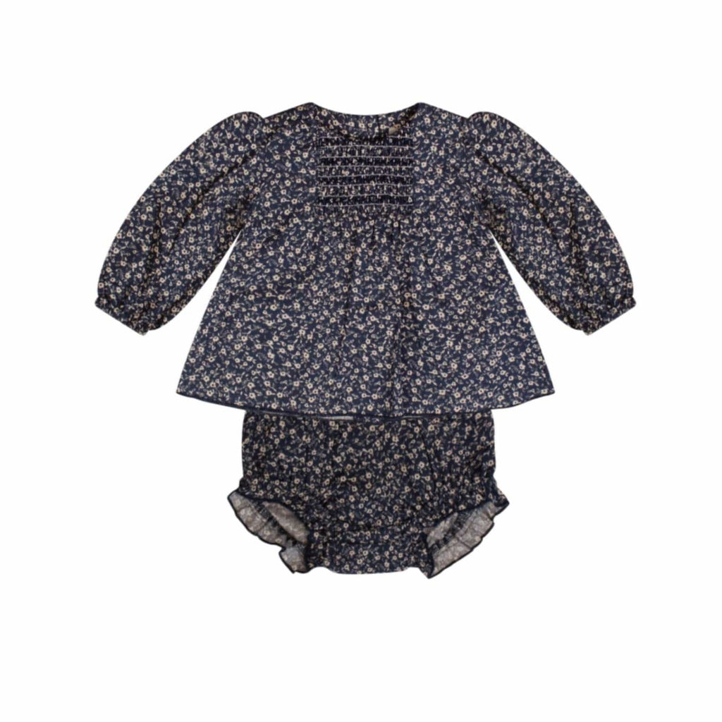 Kipp Romper Jellybeanzkids Kipp Smocked Bud Bubble Set