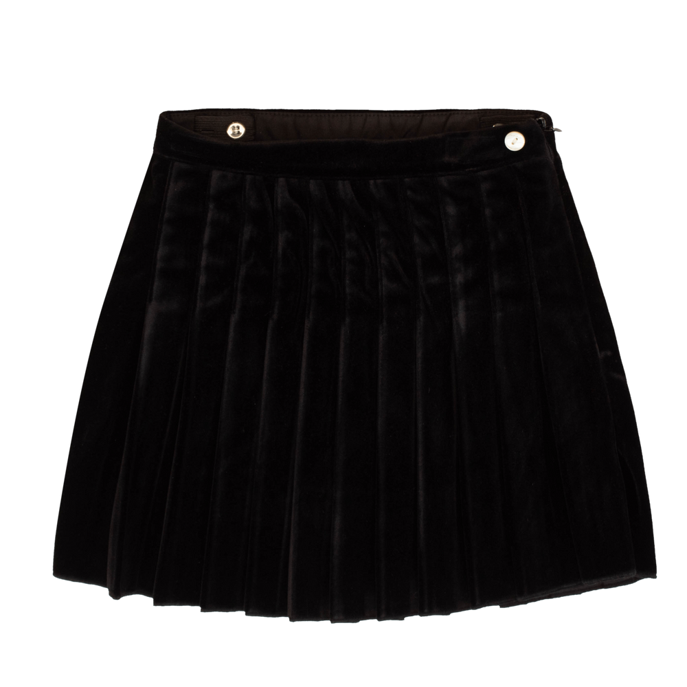Kipp Skirt Jellybeanzkids Kipp Velvet Pleat Skirt