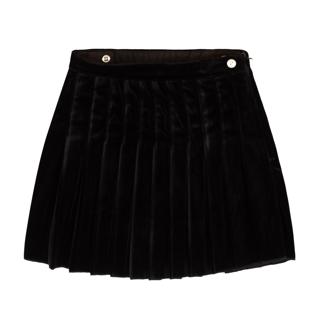 Kipp Skirt Jellybeanzkids Kipp Velvet Pleat Skirt