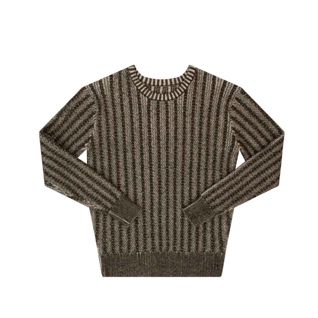 Kipp Two Tone Cable Sweater Green JellyBeanz Kids kipp-two-tone-cable-sweater-green-jellybeanz-kids