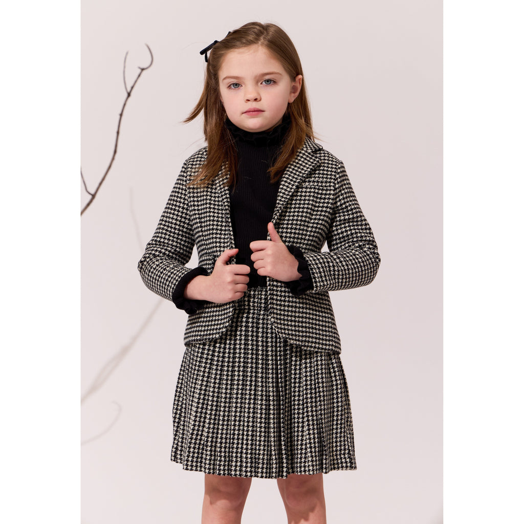 Klai Blazer Jellybeanzkids Klai Houndstooth Blazer