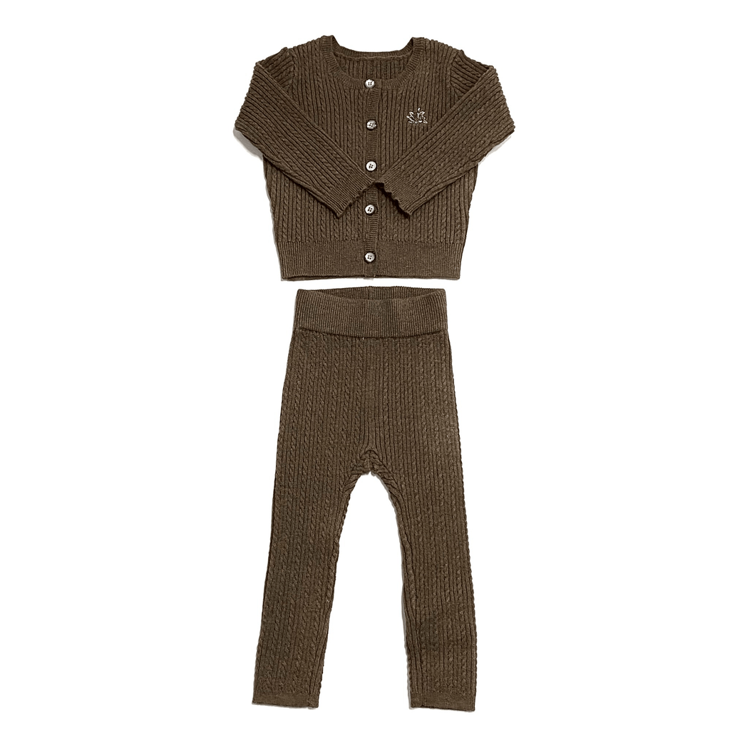Klai set Jellybeanzkids Klai Cable Cardigan Set