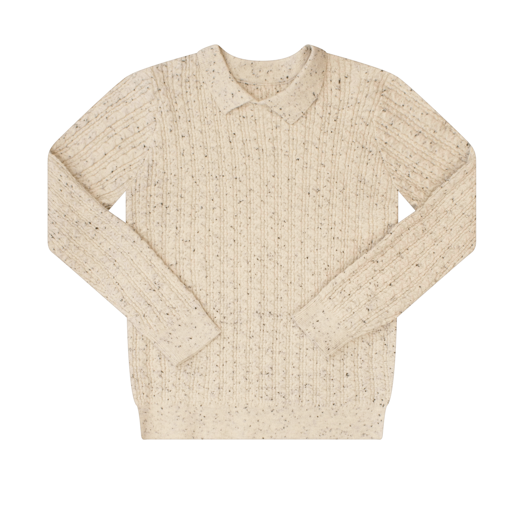 Klai Sweater Jellybeanzkids Klai Cable Polo Sweatetr