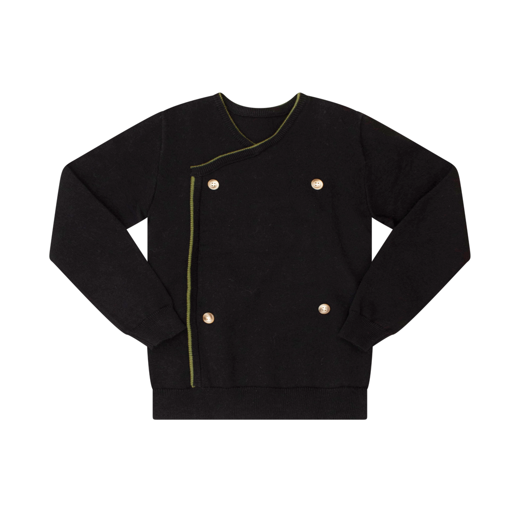 Klai Sweater Jellybeanzkids Klai Double Breasted Sweater