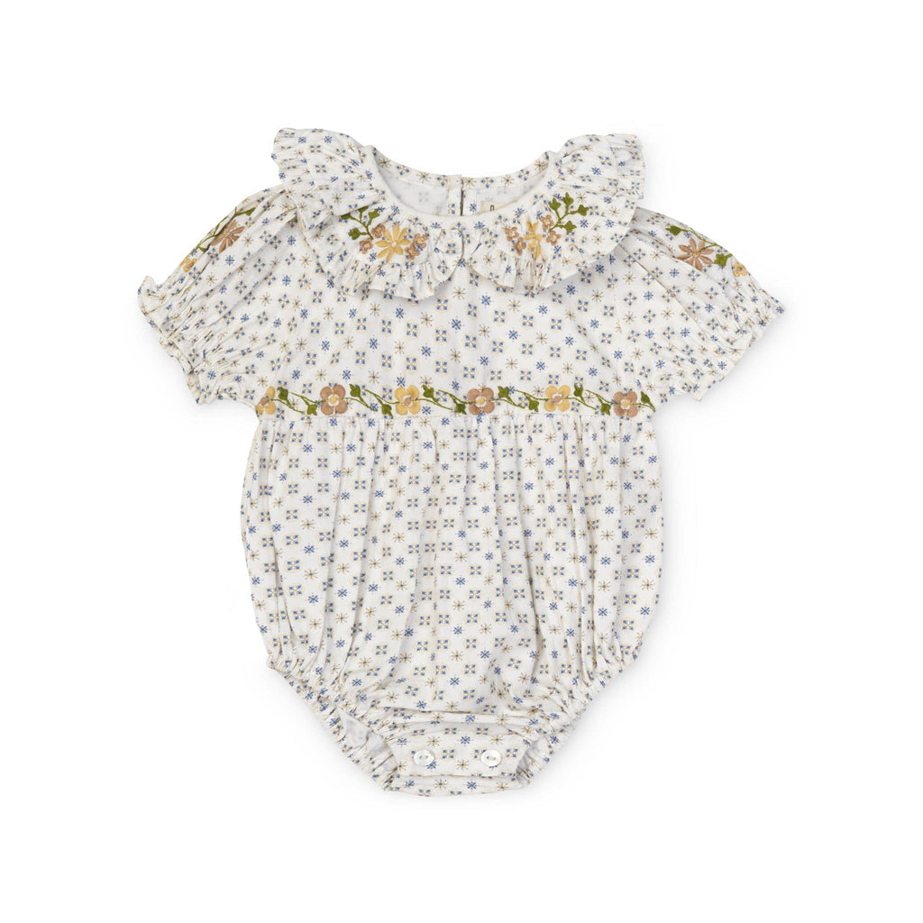 Lali Kids Romper Jellybeanzkids Lali Kids Little Belle Romper-Tile Print
