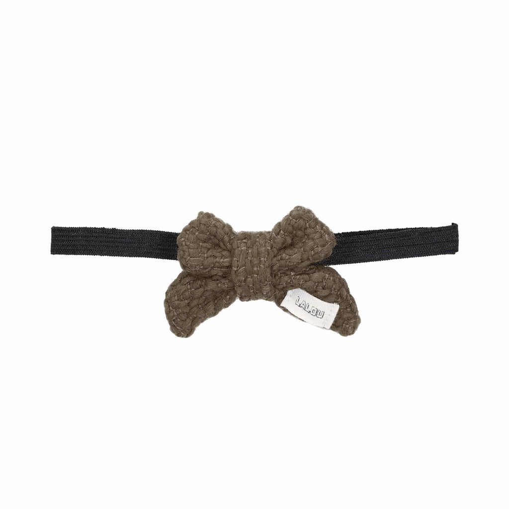 Lalou Accessories Jellybeanzkids Lalou Tweed Baby  Band- Brown One Size