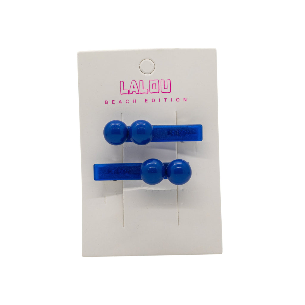 Lalou Accessories Jellybeanzkids Lalou Mini Acrylic Clips-Blue os