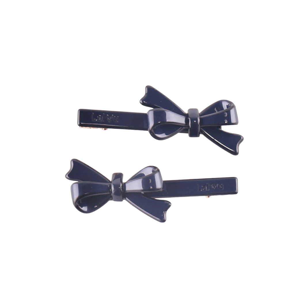 Lalou Headband Jellybeanzkids Lalou Acrylic Clip Set- Navy OS