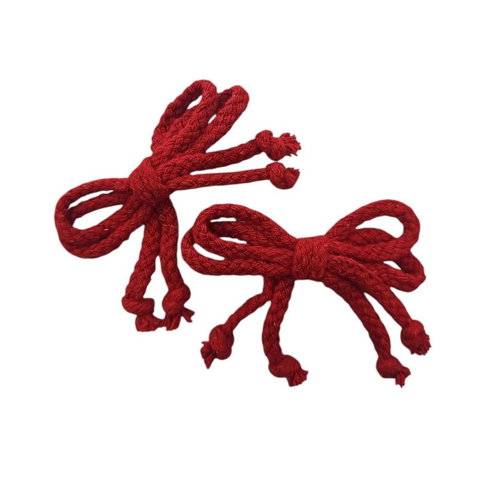 Lalou Headband Jellybeanzkids Lalou Braided Bow Clip Set- Red OS