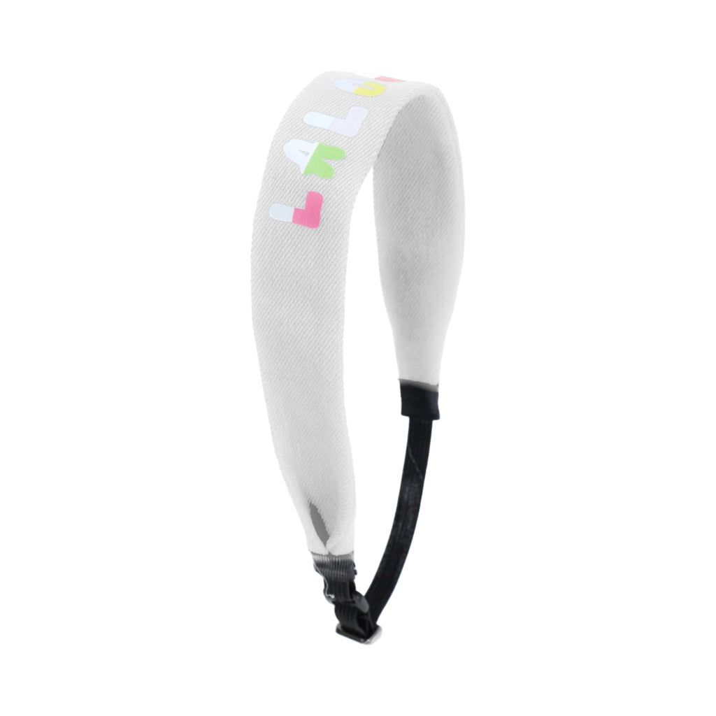 Lalou Headband Jellybeanzkids Lalou Color Logo Adjustable Band- White OS