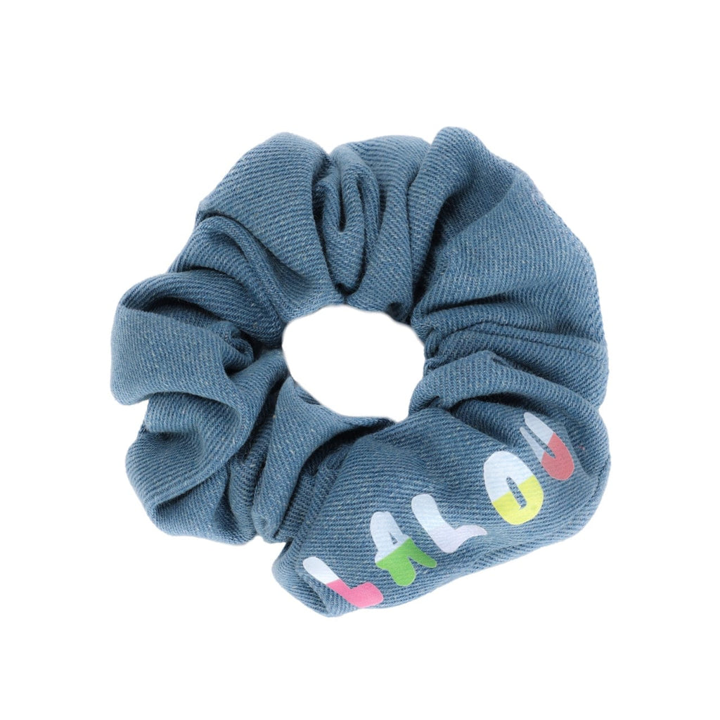 Lalou Headband Jellybeanzkids Lalou Color Logo Scrunchie- Chambray OS