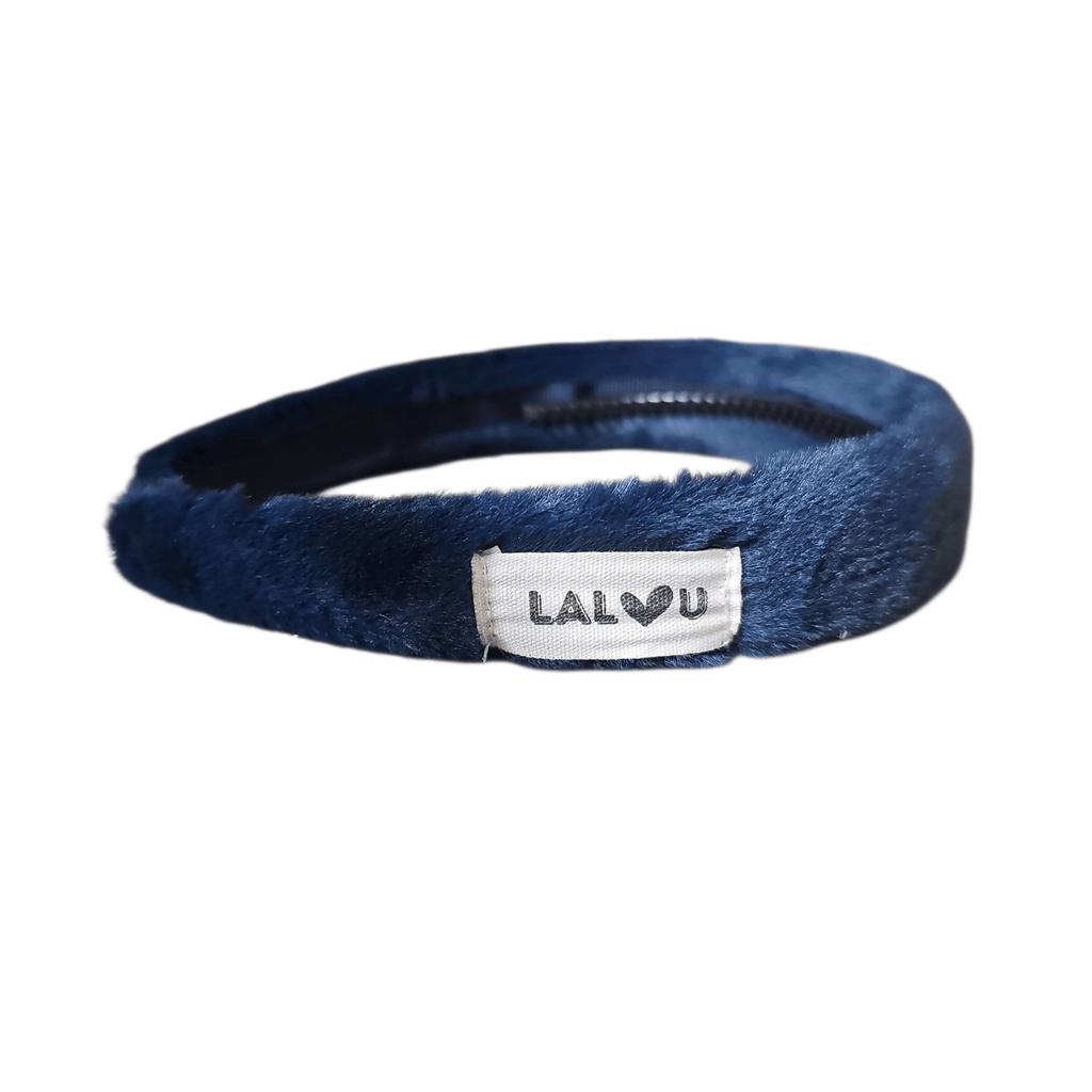 Lalou Headband Jellybeanzkids Lalou Fur Headband- Navy OS