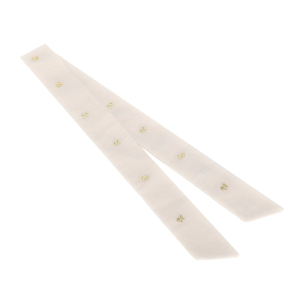 Lalou Headband Jellybeanzkids Lalou Gold Bow Ribbon- Cream OS