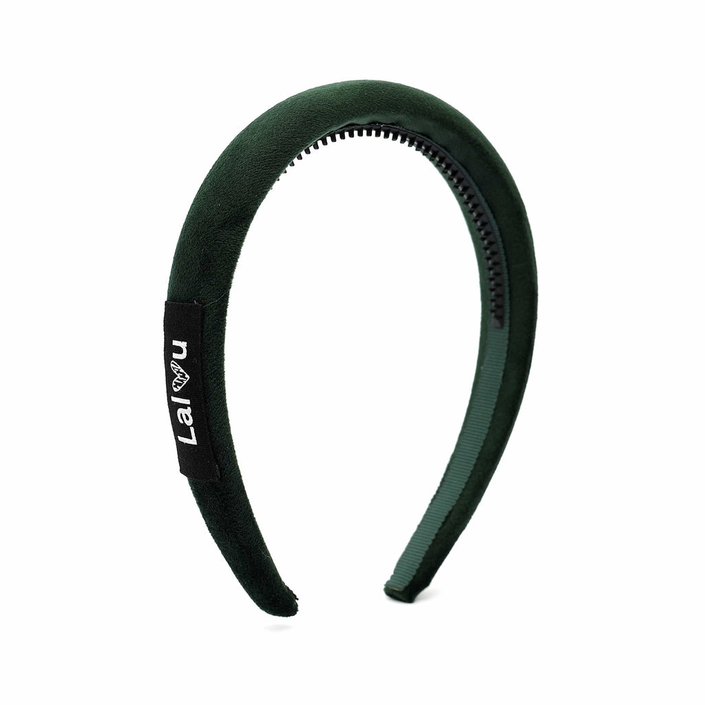 Lalou Headband Jellybeanzkids Lalou Velvet Hard Headband- Green OS