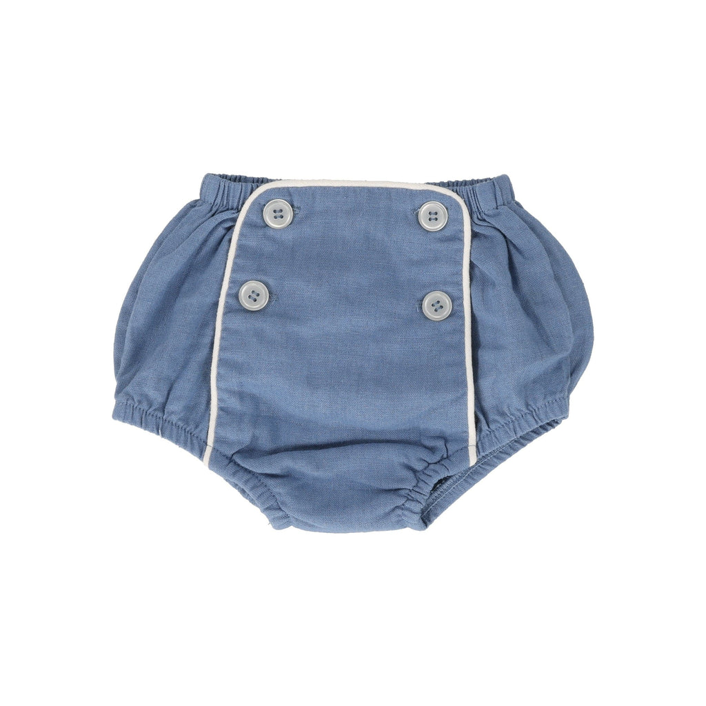 Lil Legs Bloomer Jellybeanzkids Lil Legs Button Bloomer - Bright Blue
