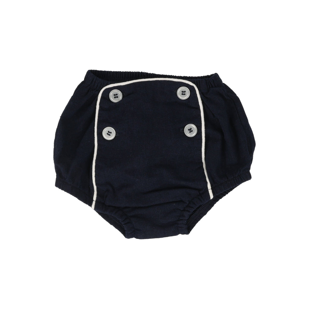 Lil Legs Bloomer Jellybeanzkids Lil Legs Button Bloomer - Navy