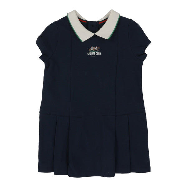 Lil Legs Pique Dress Short Sleeve - Navy Lil Legs Pique Dress Short Sleeve - Navy