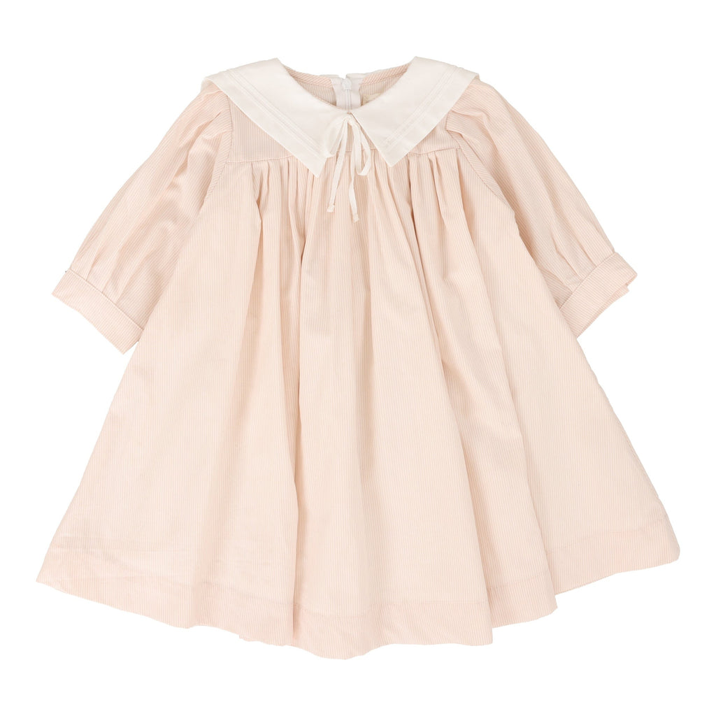 Lil Legs Dress Jellybeanzkids Lil Legs Sailor Three Quarter Sleeve Dress-Pink