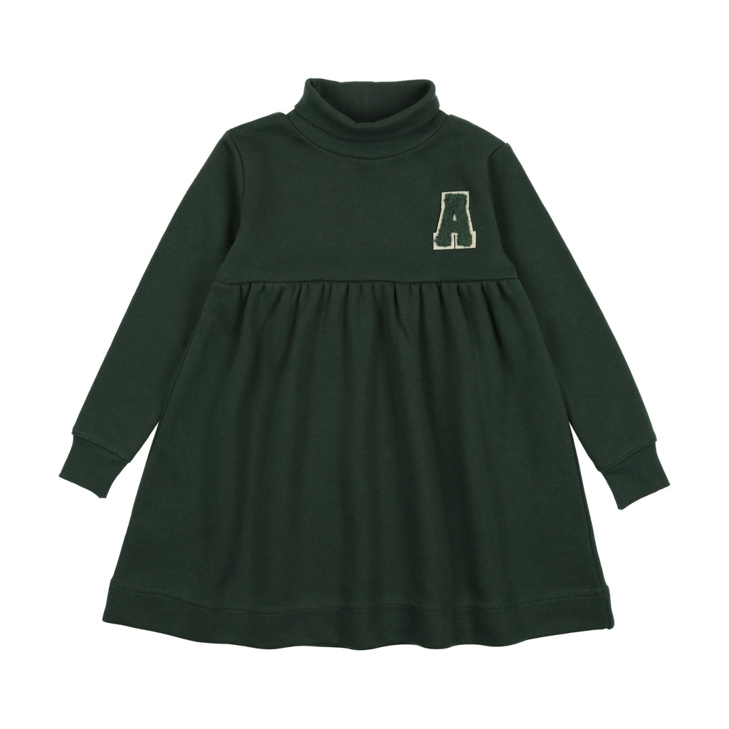 Lil Legs Dress Jellybeanzkids Lil Legs Sweatshirt Dress- Green