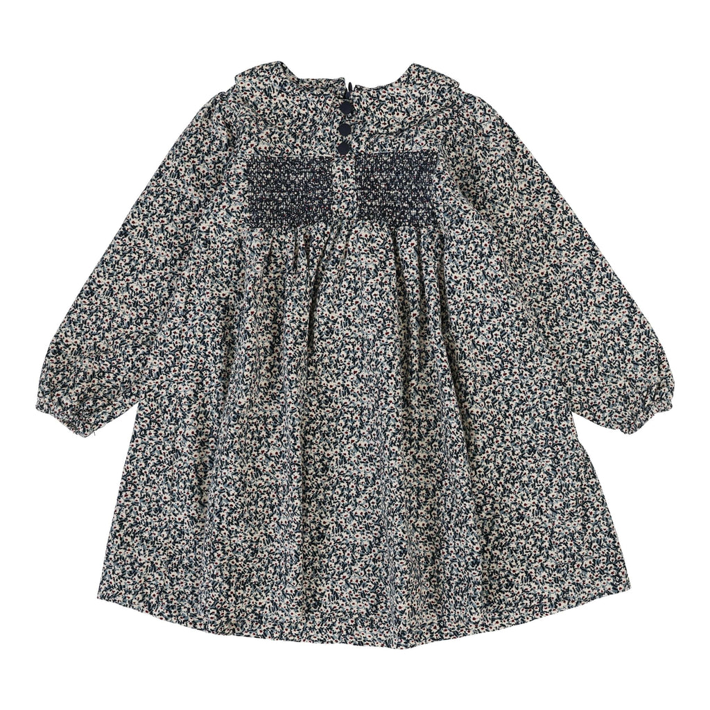 Lil Legs JUMPER Jellybeanzkids Lil Legs Daisy Floral Dress- Dusty Blue