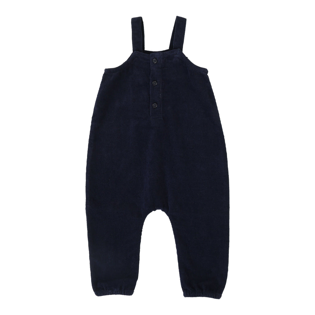 Lil Legs Leggings Jellybeanzkids Lil Legs Corduroy Overalls- Navy