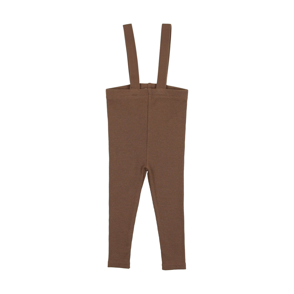 Lil Legs Leggings Jellybeanzkids Lil Legs Suspender Leggings - Camel