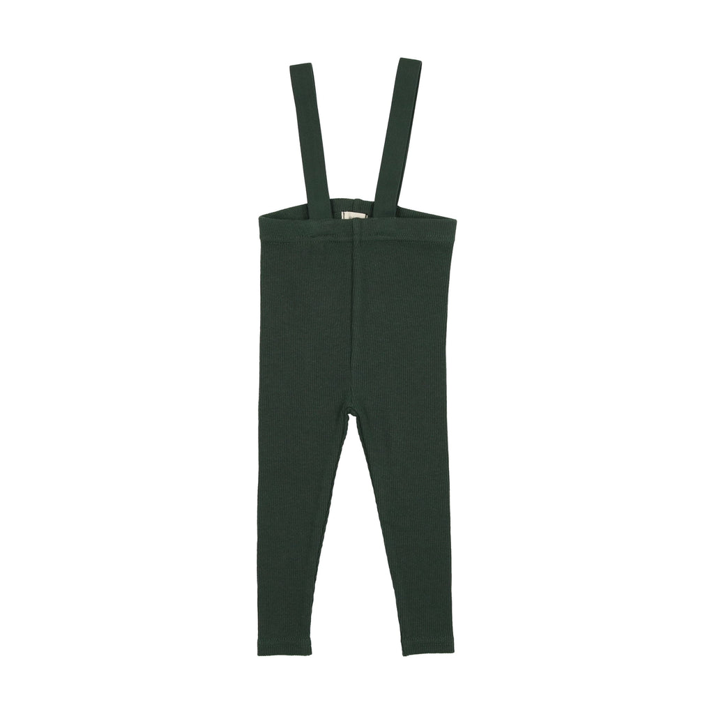 Lil Legs Leggings Jellybeanzkids Lil Legs Suspender Leggings - Green