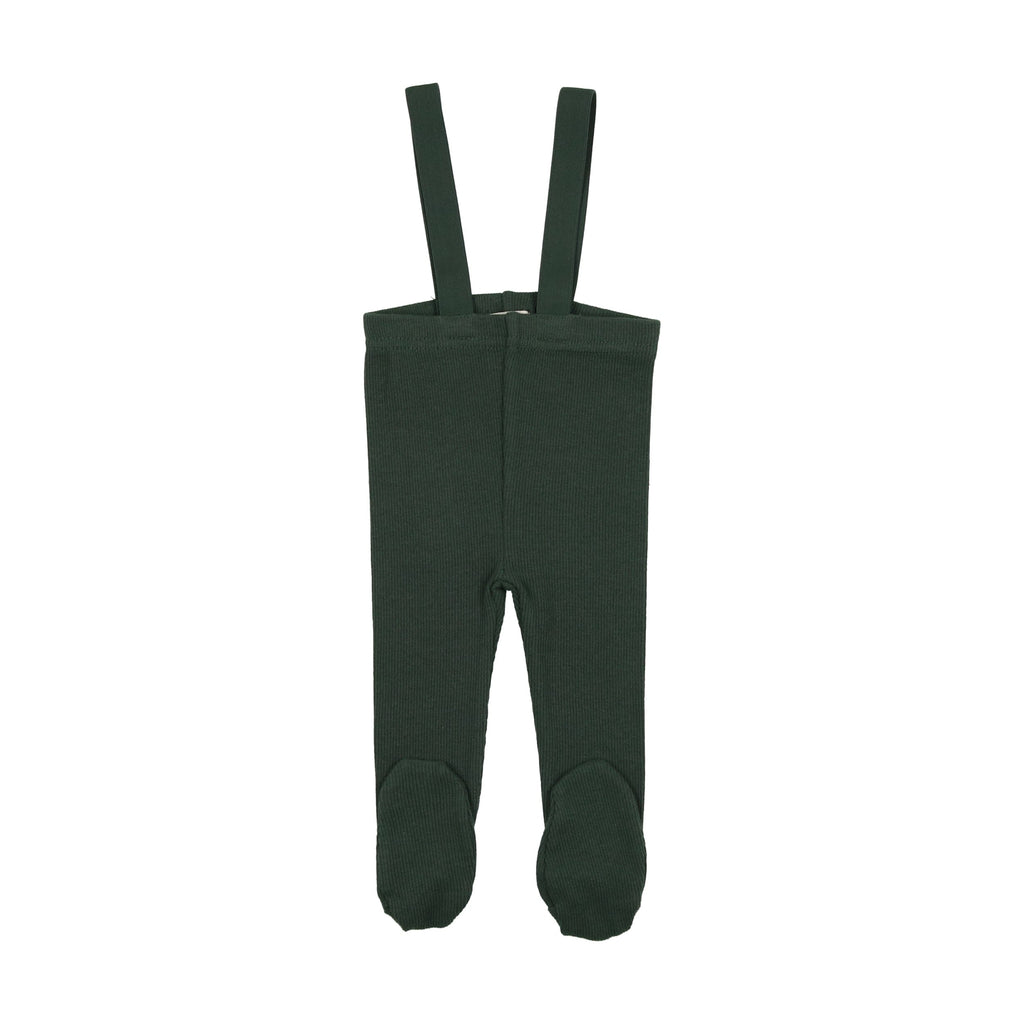 Lil Legs Leggings Jellybeanzkids Lil Legs Suspender Leggings - Green