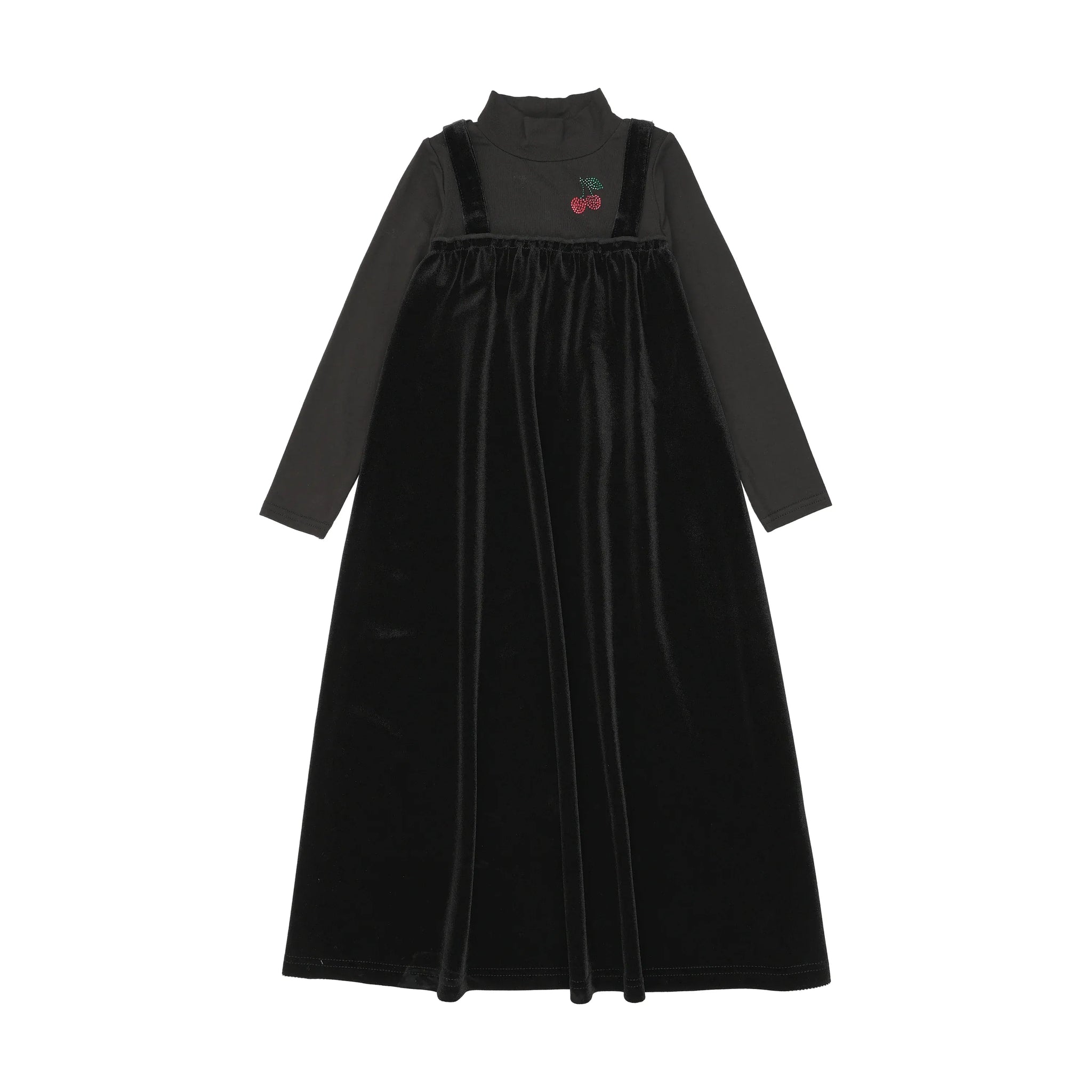Lil Legs Mockneck Cherry Maxi