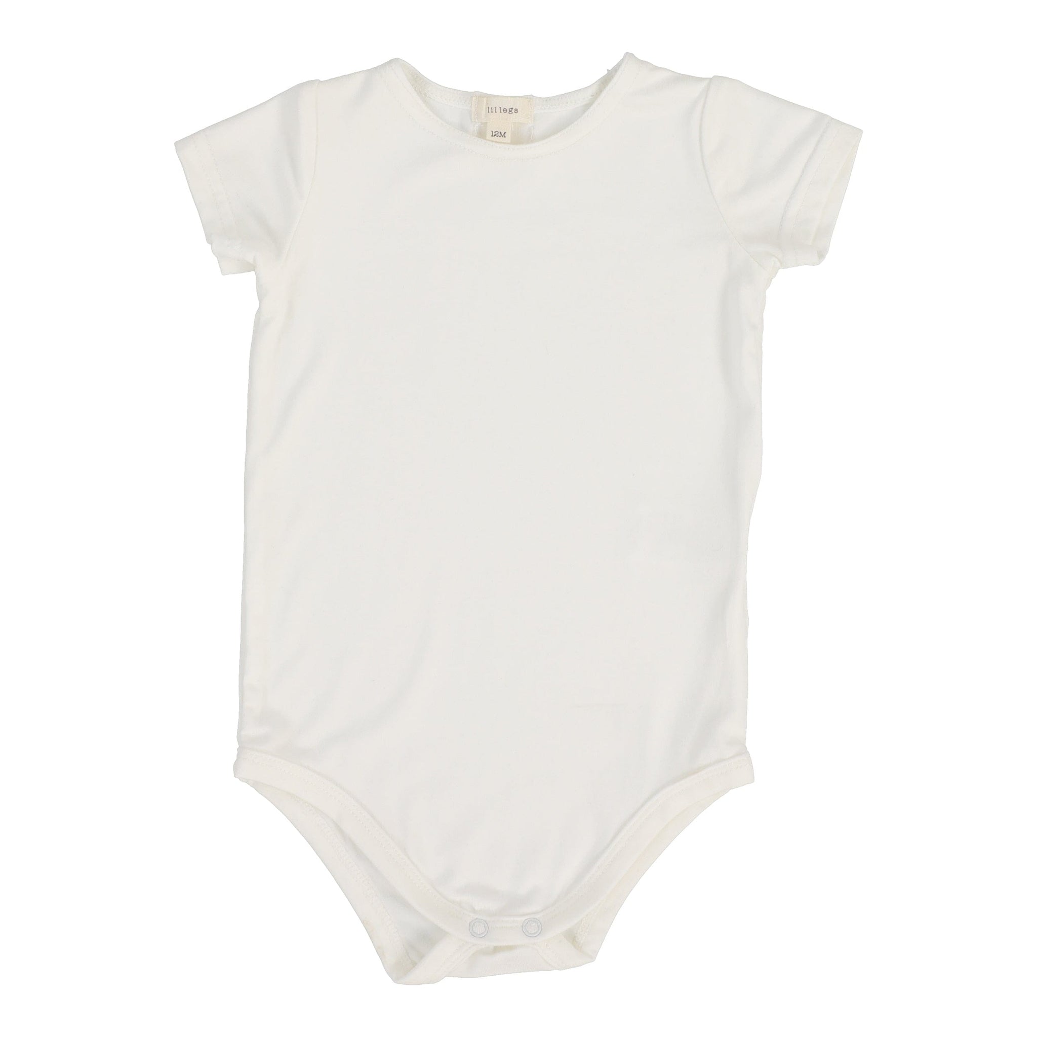 Lil legs Short Sleeve Onesie - Black Lil legs Short Sleeve Onesie - Black