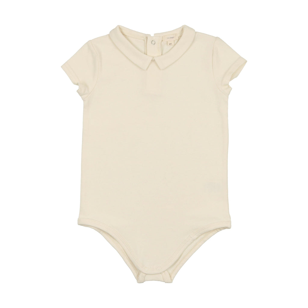 Lil Legs onesie Jellybeanzkids Lil Legs Collar Onesie- Cream