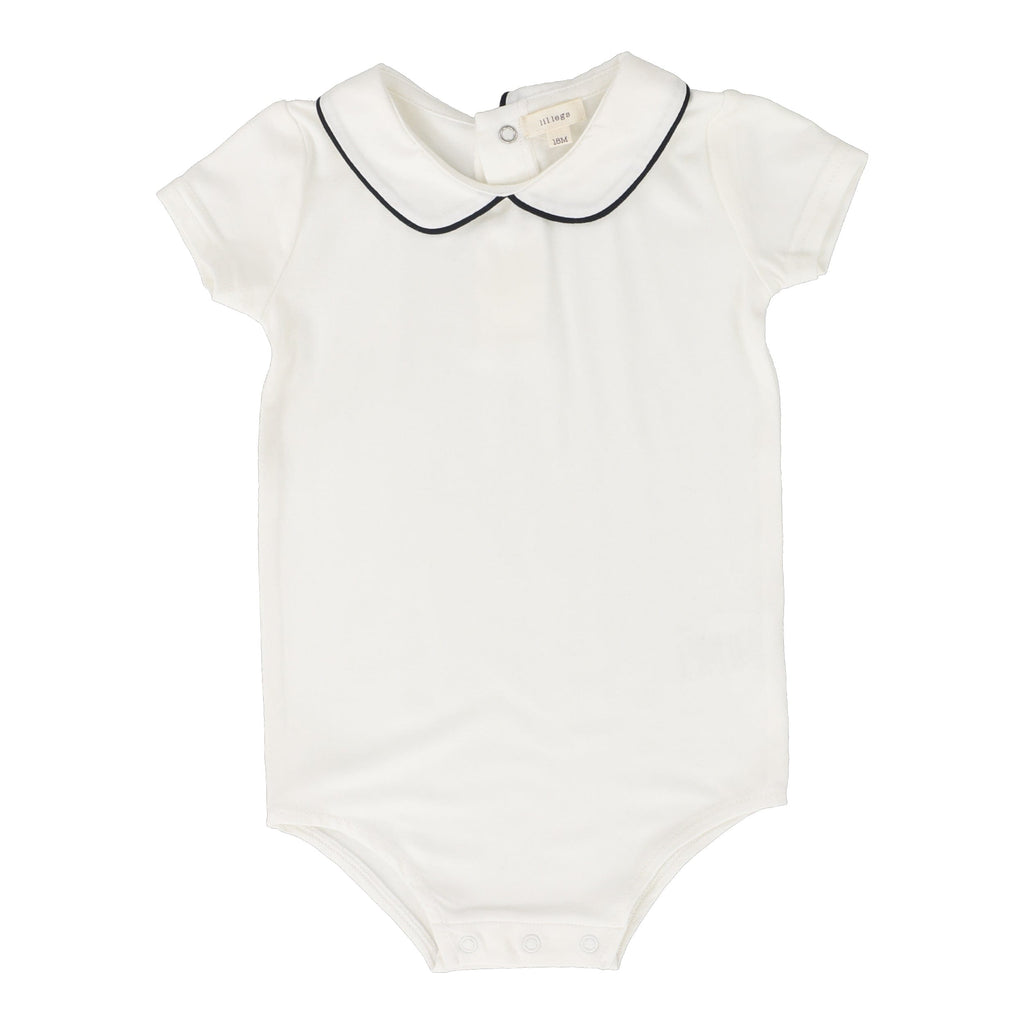 Lil Legs onesie Jellybeanzkids Lil Legs Peter Pan Onesie - White/Navy