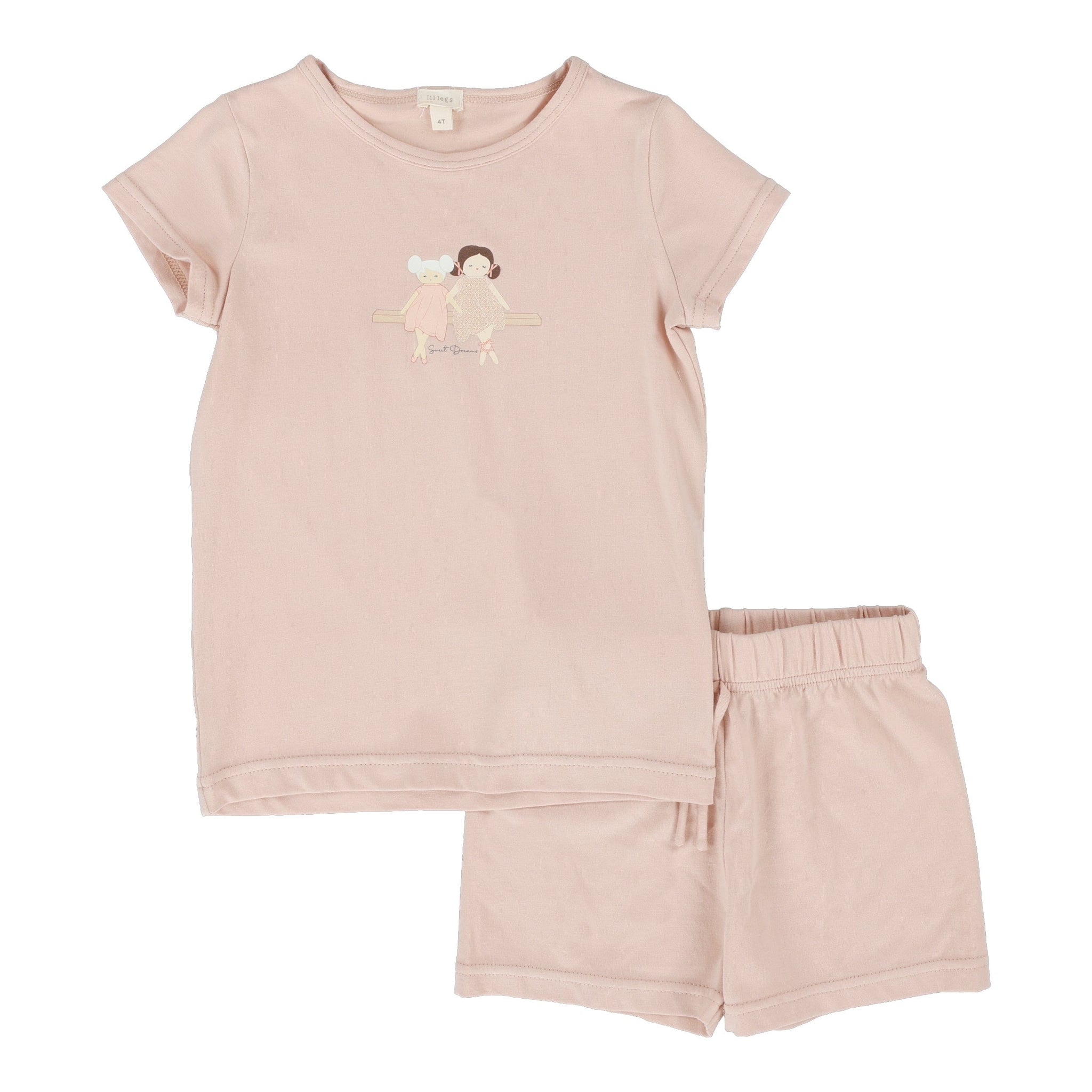 Lil Legs Doll Pajamas - Rose Lil Legs Doll Pajamas - Rose