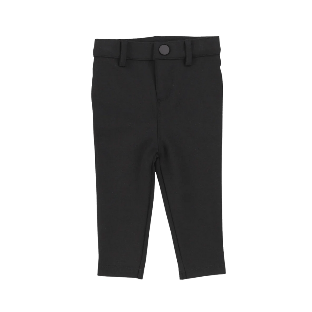 Lil Legs pants Jellybeanzkids Analogie Knit Pants Without Seam- Black