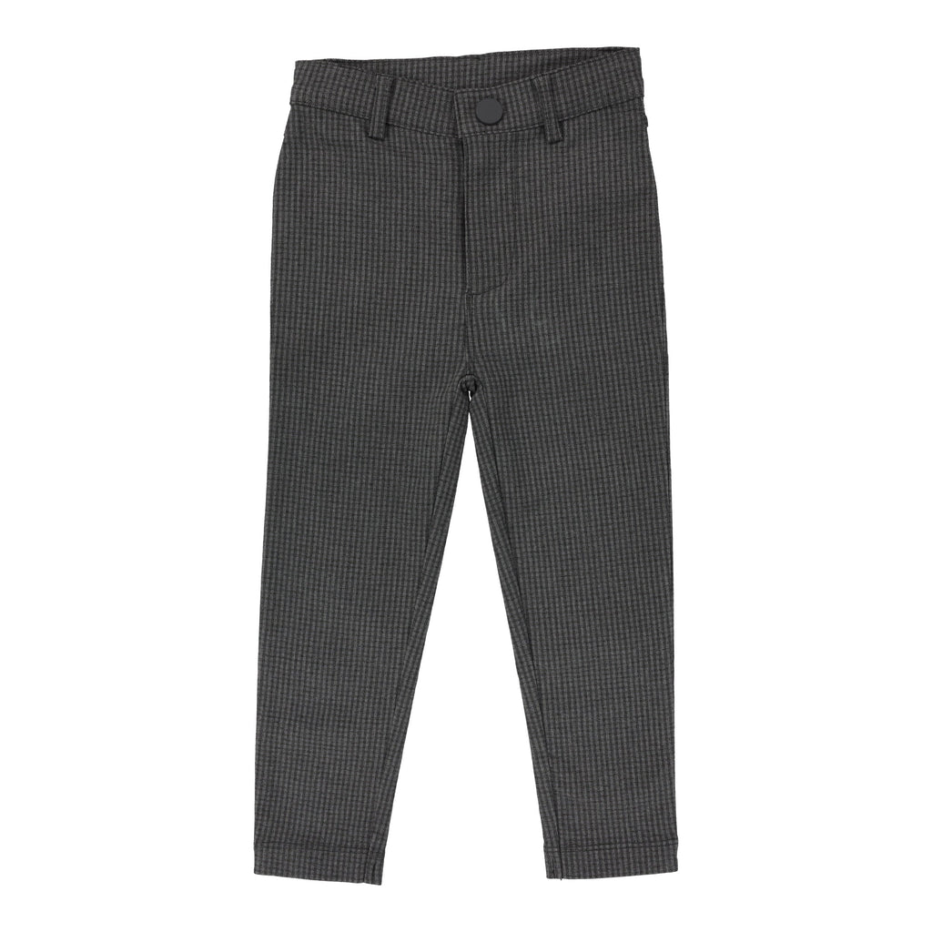 Lil Legs Pants Jellybeanzkids Lil Legs Printed Pants- Grey Houndstooth