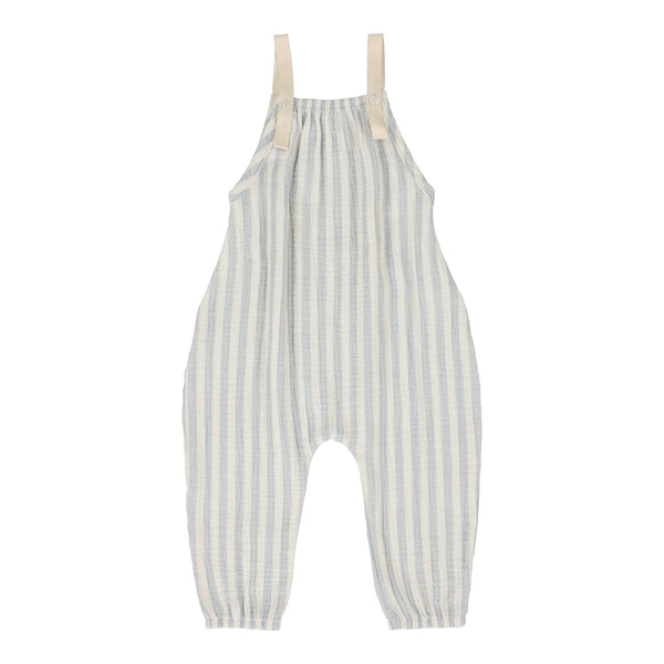 Lil Legs Long Bubble Romper - Blue Stripe Lil Legs Long Bubble Romper - Blue Stripe