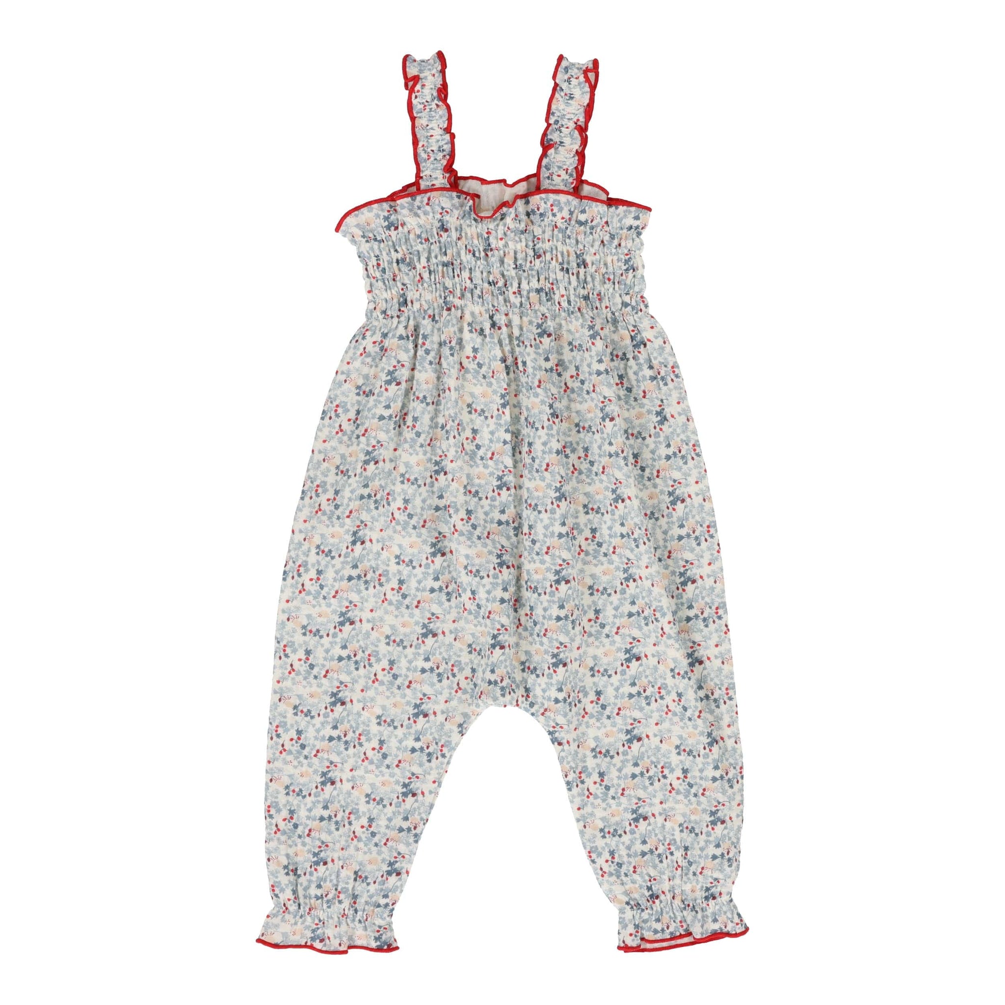 Lil Legs Long Bubble Romper - Floral