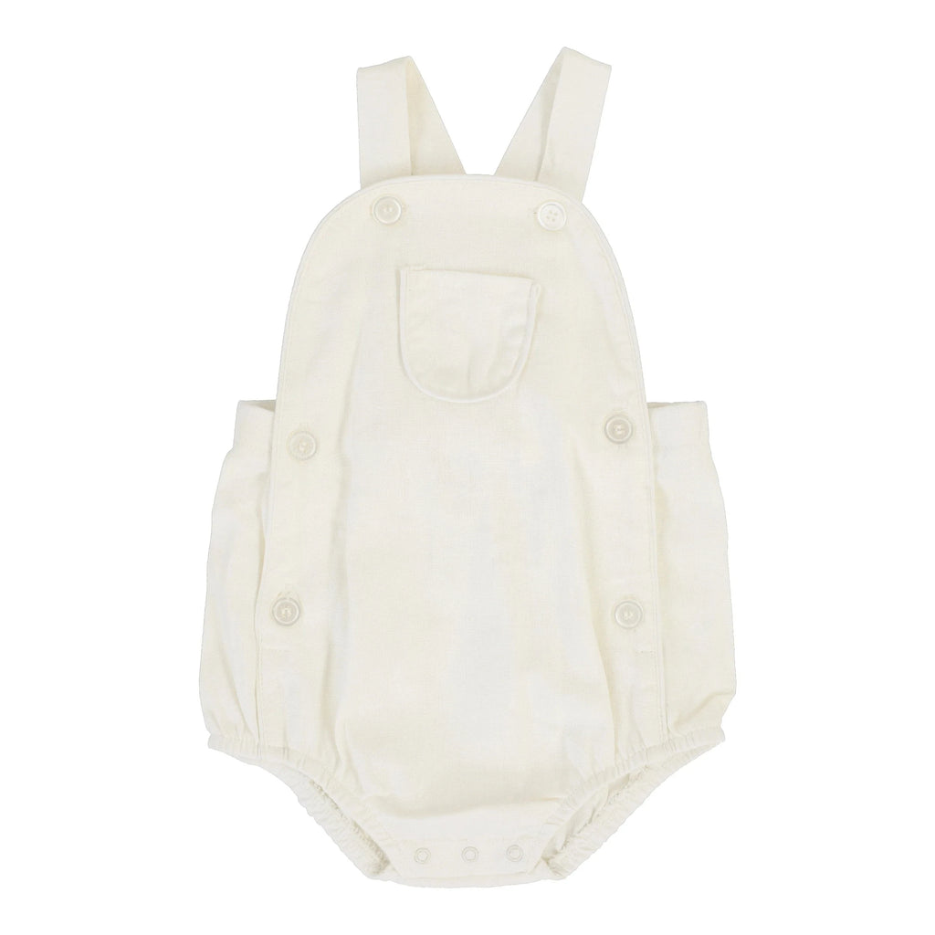 Lil Legs Romper Jellybeanzkids Lil Legs Suspender Shorts - Cream