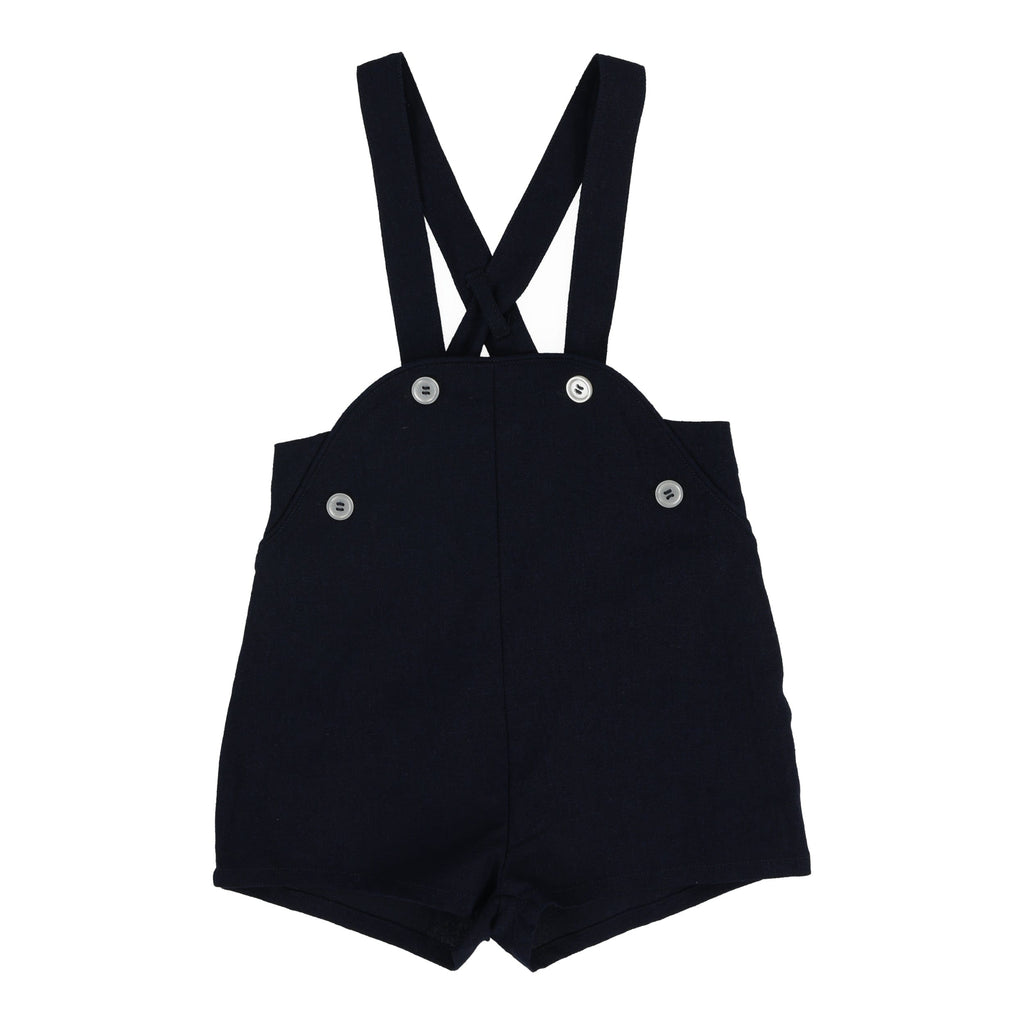 Lil Legs Romper Jellybeanzkids Lil Legs Suspender Shorts - Navy