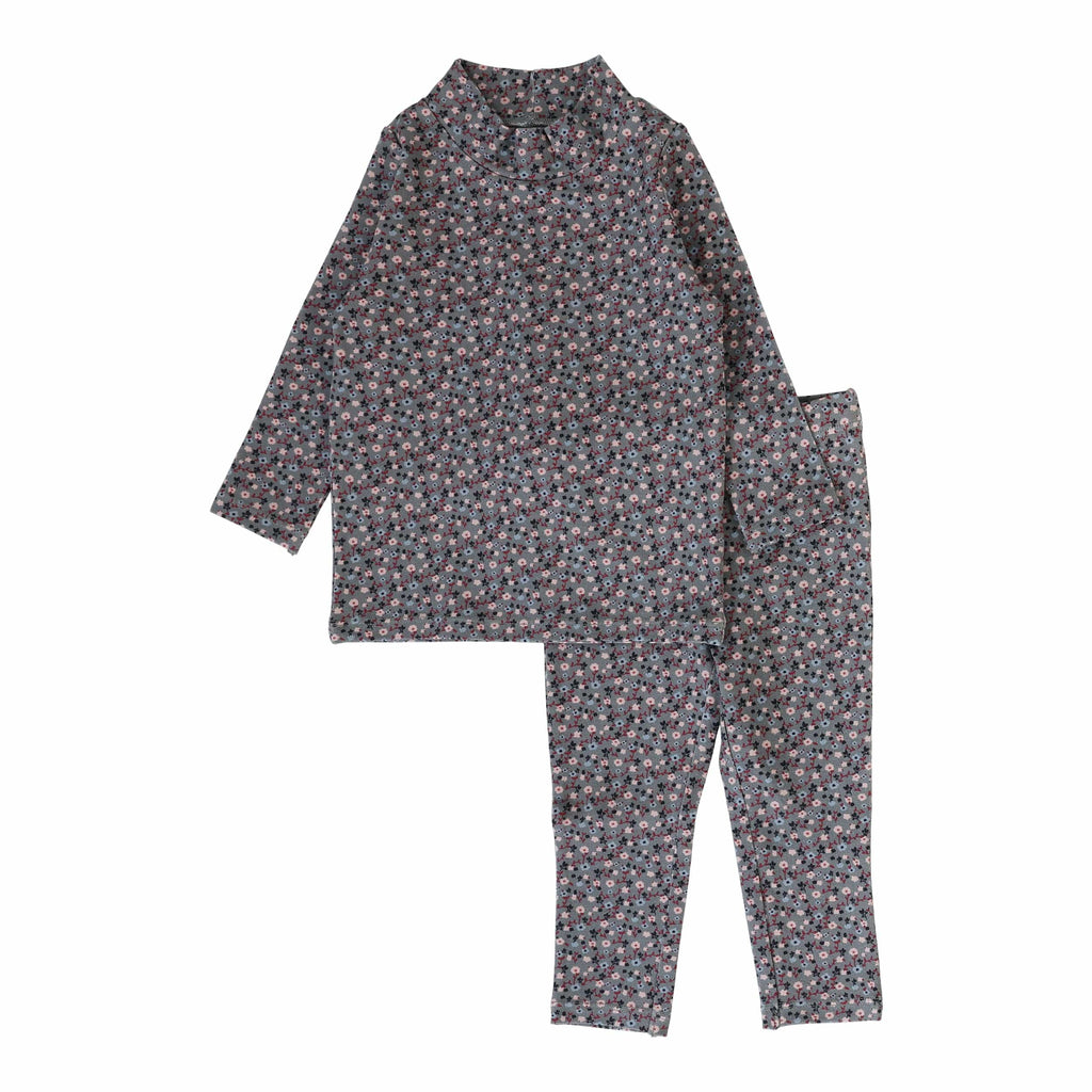 Lil Legs set Jellybeanzkids Lil Legs Floral Set- Grey Floral