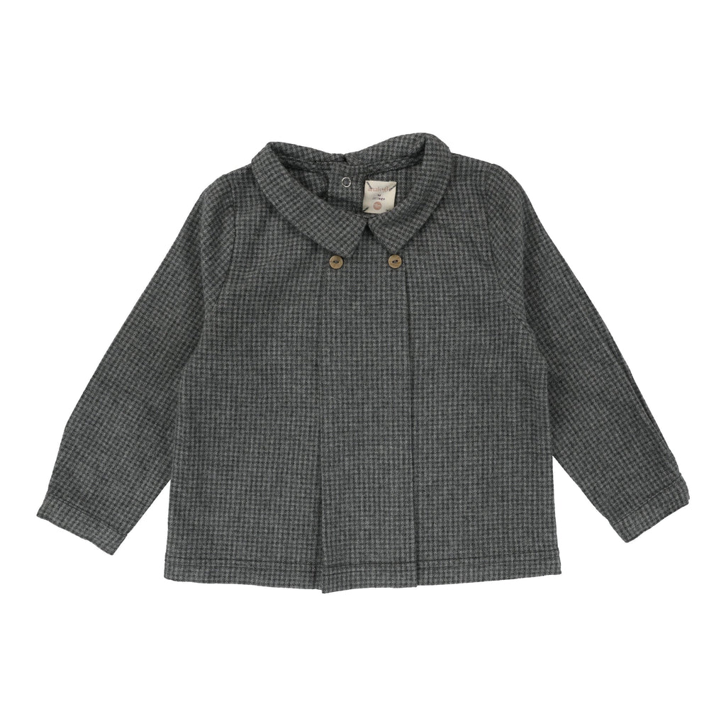 Lil Legs Shirt Jellybeanzkids Lil Legs Toddler Boy Shirt - Grey Houndstooth