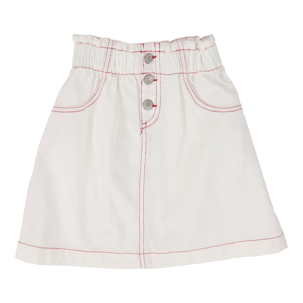 Lil Legs Skirt Jellybeanzkids Lil Legs Denim Skirt- White
