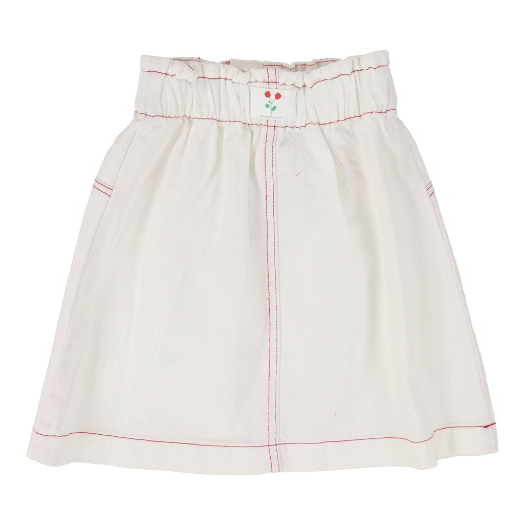 Lil Legs Skirt Jellybeanzkids Lil Legs Denim Skirt- White