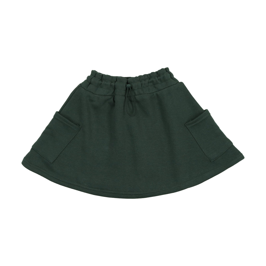 Lil Legs Skirt Jellybeanzkids Lil Legs Sweatshirt Toggle Skirt- Green
