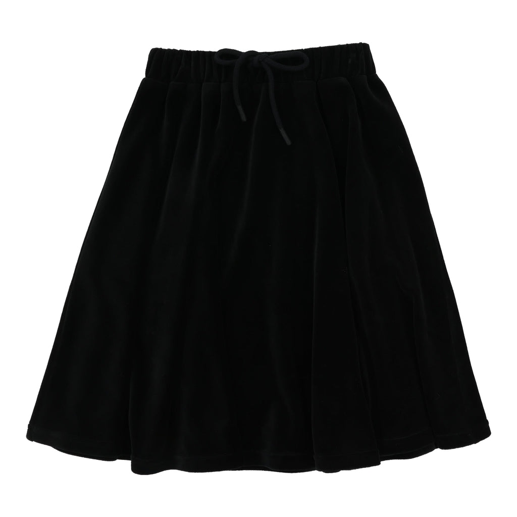 Lil Legs Skirt Jellybeanzkids Lil Legs Velour Circle Skirt- Black
