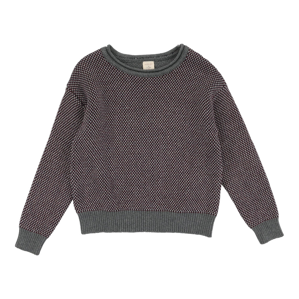 Lil Legs Sweater Jellybeanzkids Lil Legs Multi Knit Sweater- Multi