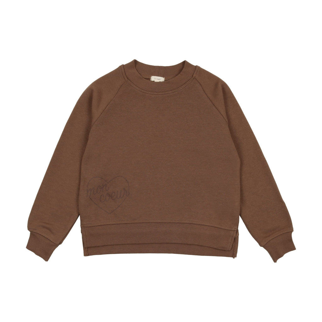 Lil Legs Sweatshirt Jellybeanzkids Lil Legs Sweatshirt - Camel