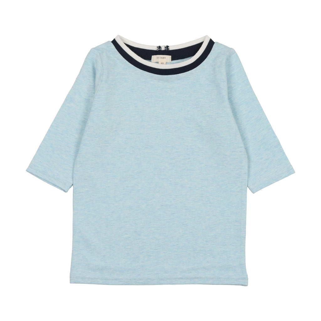 Lil Legs Puff Sleeve Tee 3/4 Sleeve - Floral Interlock (Camp Scouts Collection) main image 0
