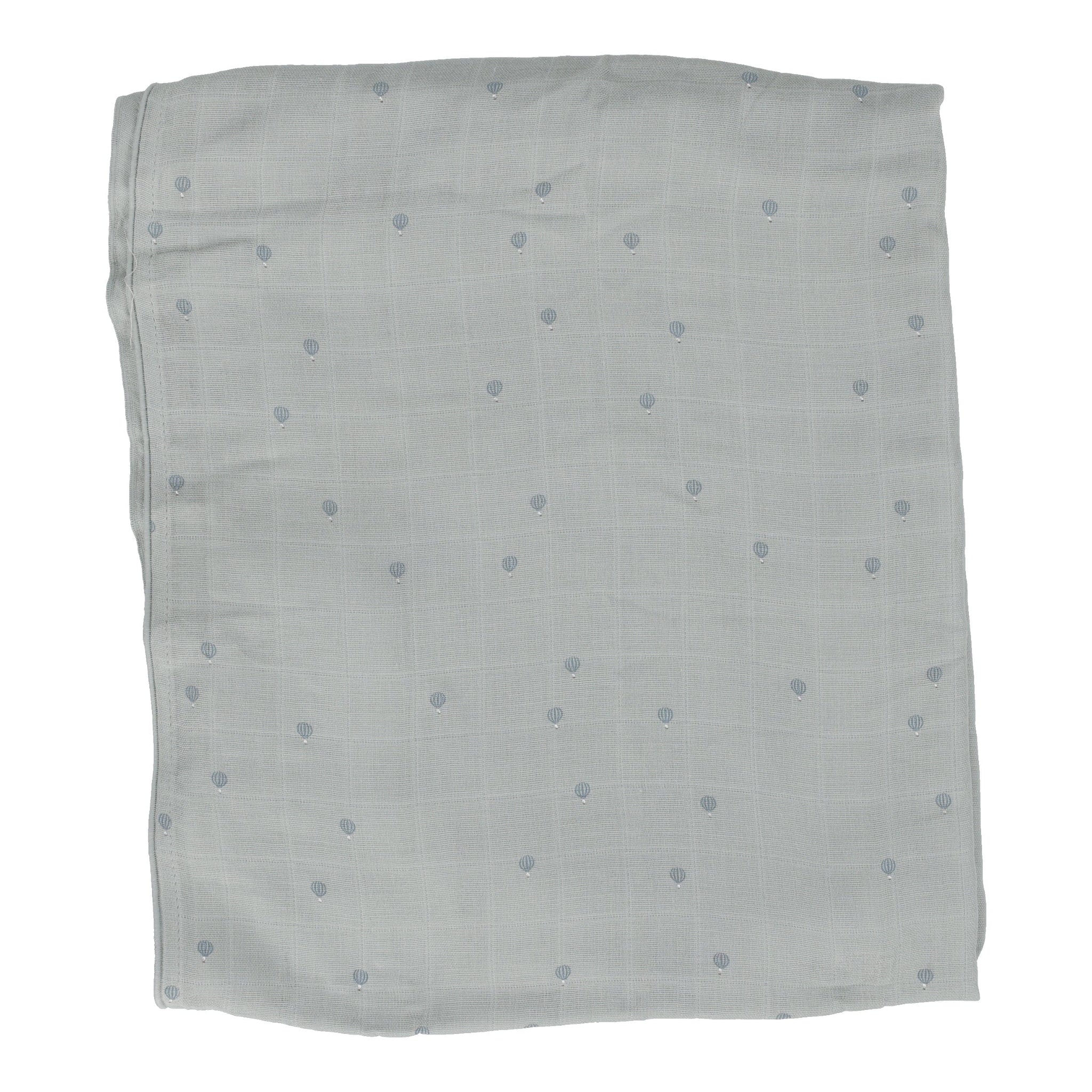 Lilette All Over Hot Air Balloon Swaddle - Seafoam Lilette All Over Hot Air Balloon Swaddle - Seafoam